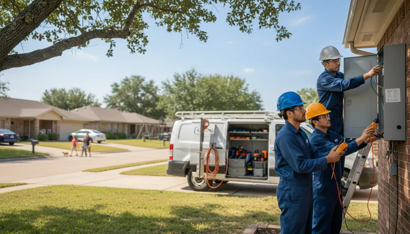 Certified electrician providing emergency electrical services in Salix, IA